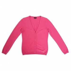 Escada Cardigan Sweater Wool Cashmere Rose Pink Size 36 / US Size 6